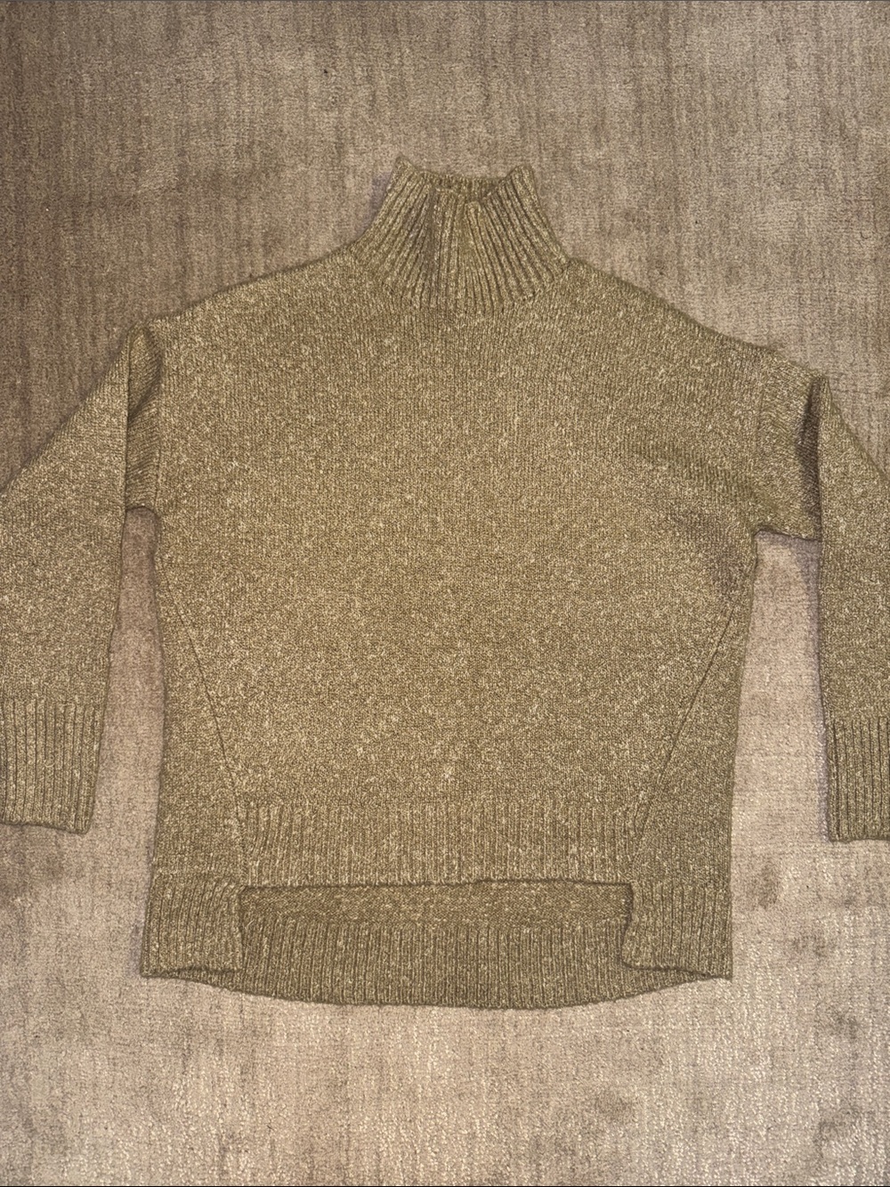 XS fall oversized mock neck sweater